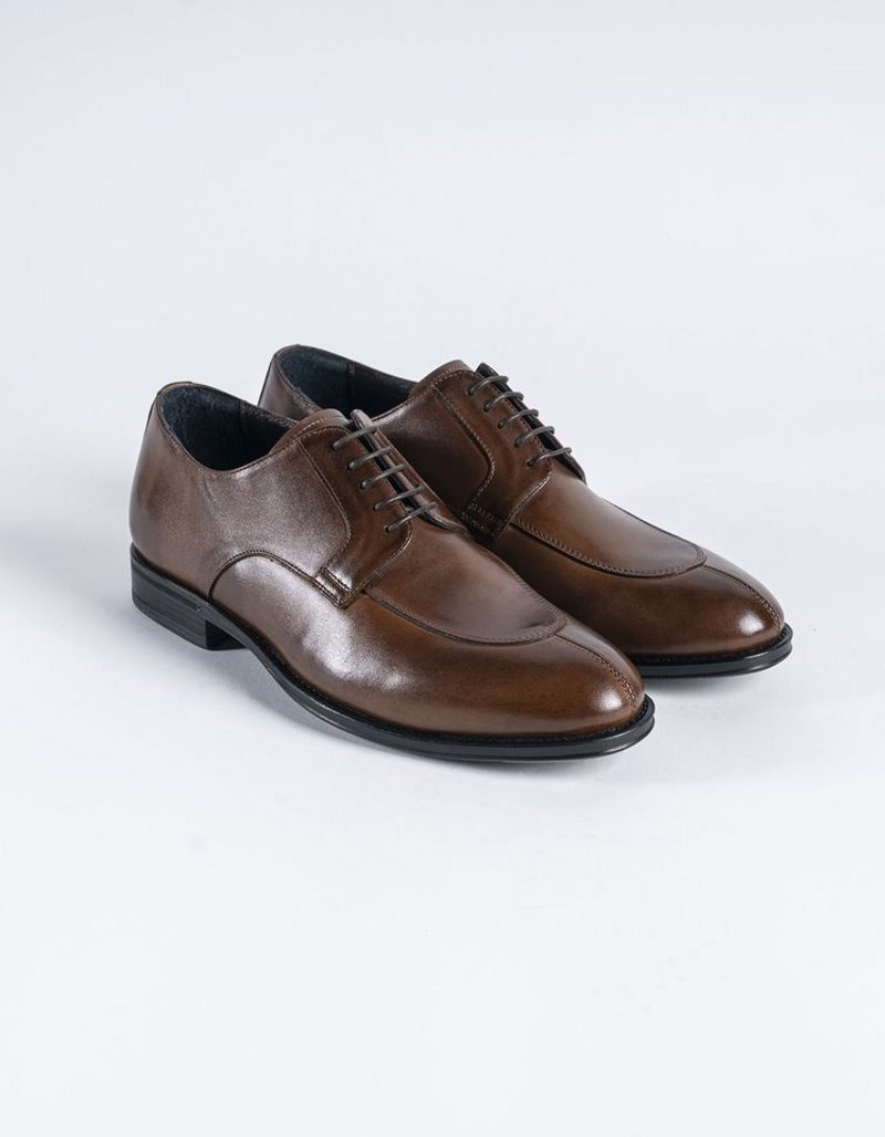 Chaussures en cuir Carlo – CH12 Marron – Image 2