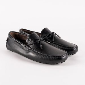 Mocassins en cuir Tito – PP02 Noir