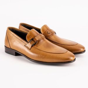 Chaussures en cuir Luca – CLA2 Camel