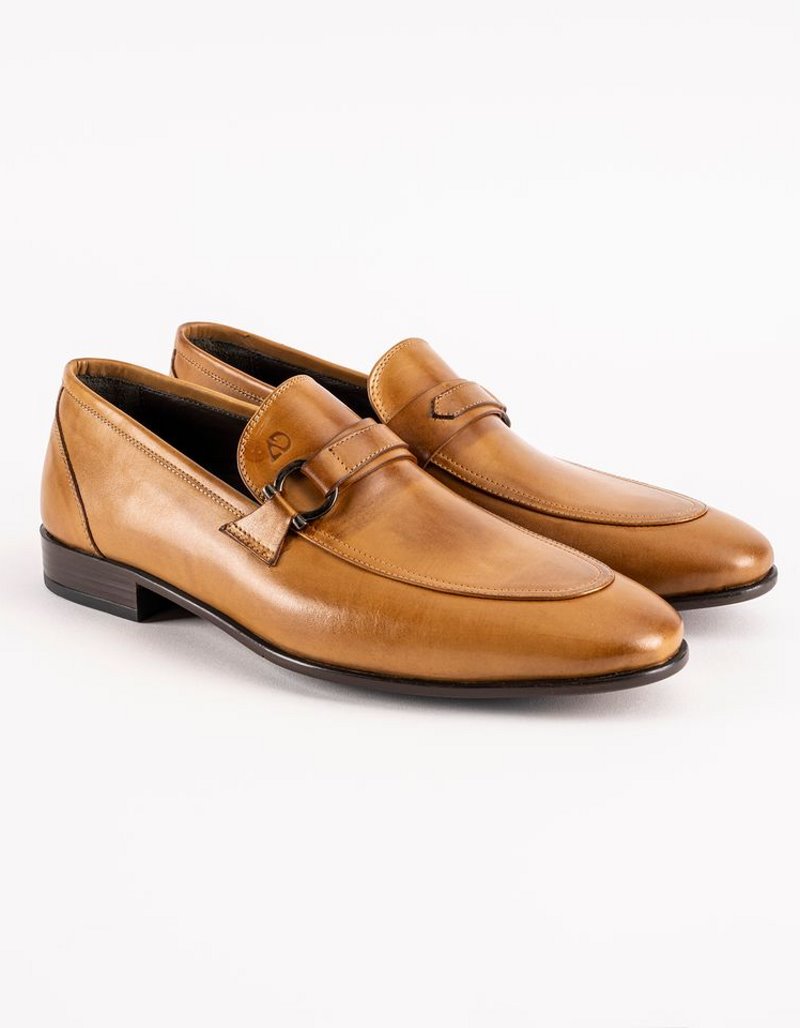 Chaussures en cuir Luca – CLA2 Camel