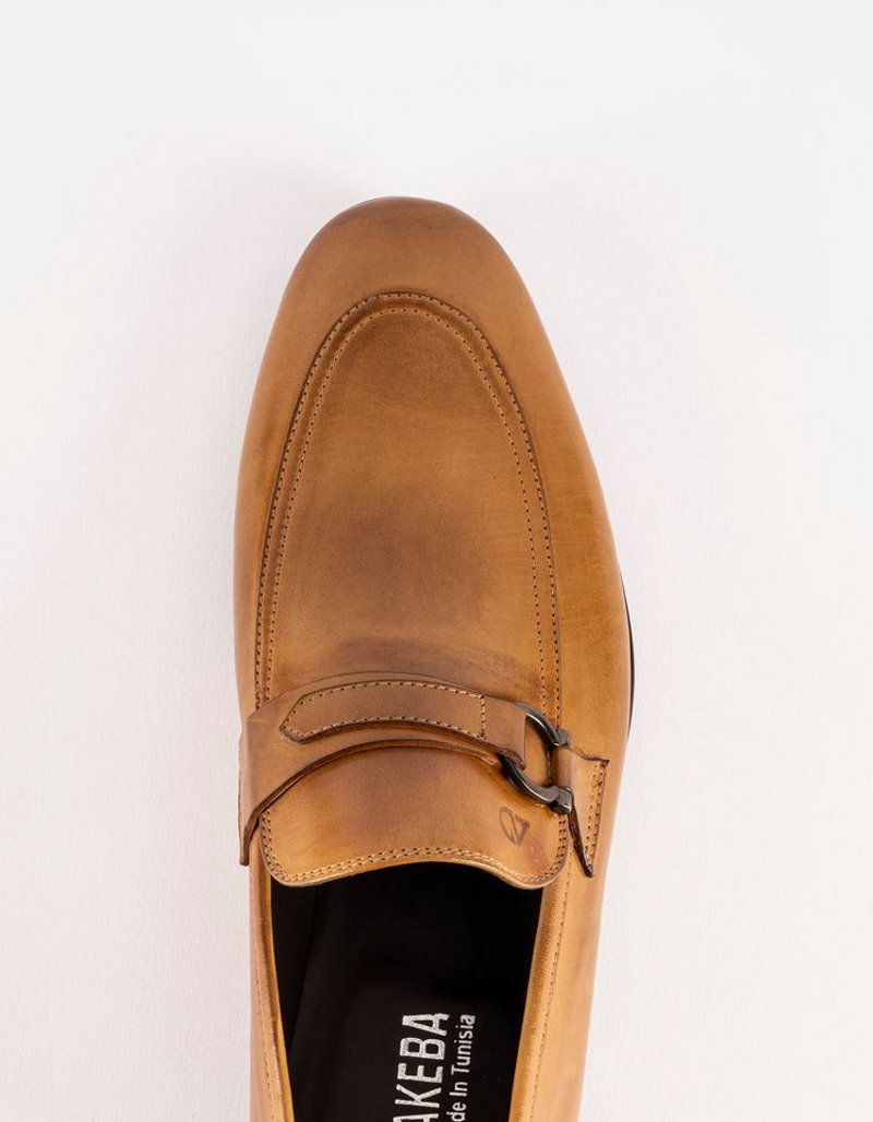 Chaussures en cuir Luca – CLA2 Camel – Image 3