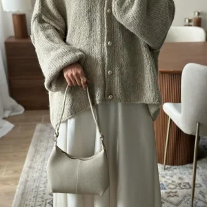 Jupe Satiné Évasé