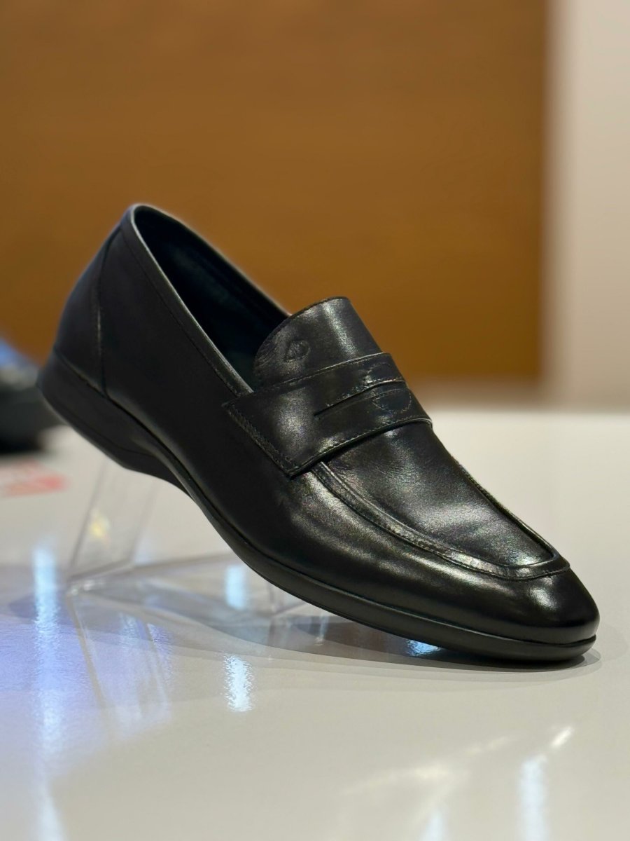 CHAUSSURE HOMME CUIR -3908 NOIR – Image 3