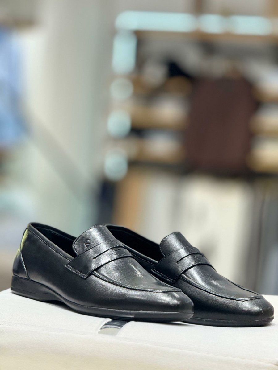 CHAUSSURE HOMME CUIR -3908 NOIR – Image 2