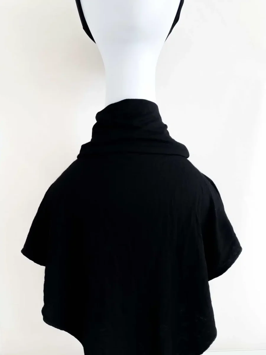 Faux col hijab noir – Image 2