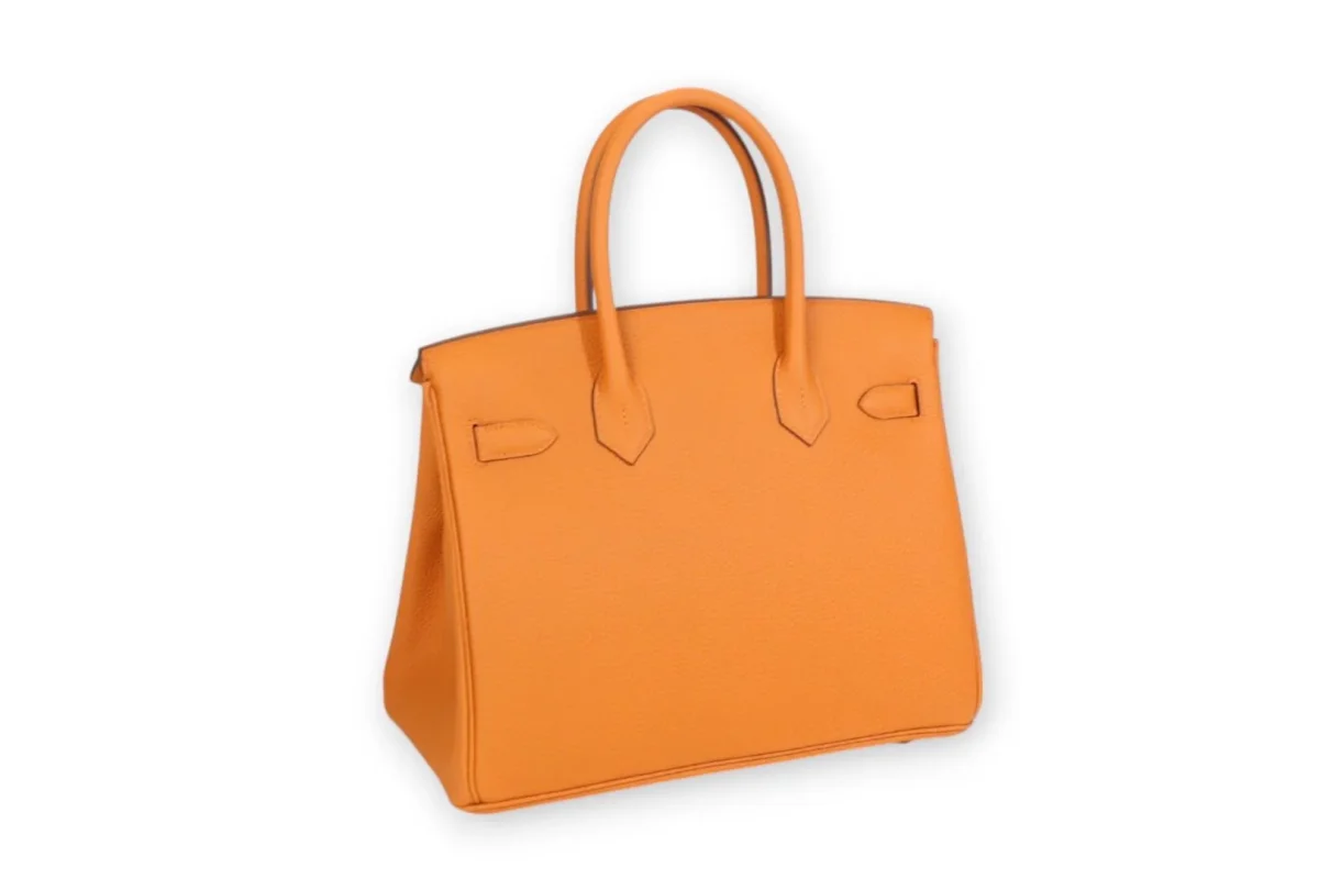 Hermes - Sac Birkin 30 togo orange – Image 4