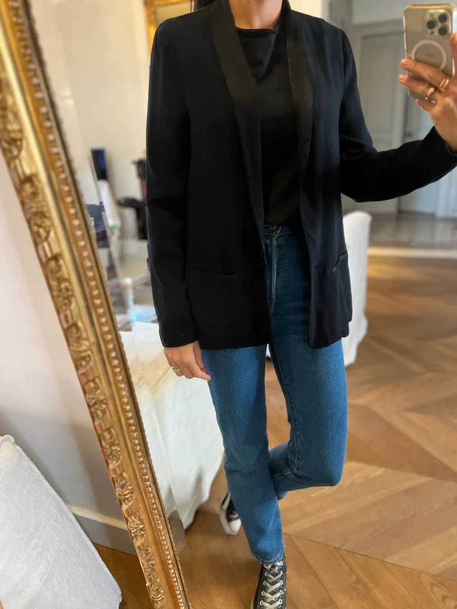 Veste Berenice bleu marine – Image 3