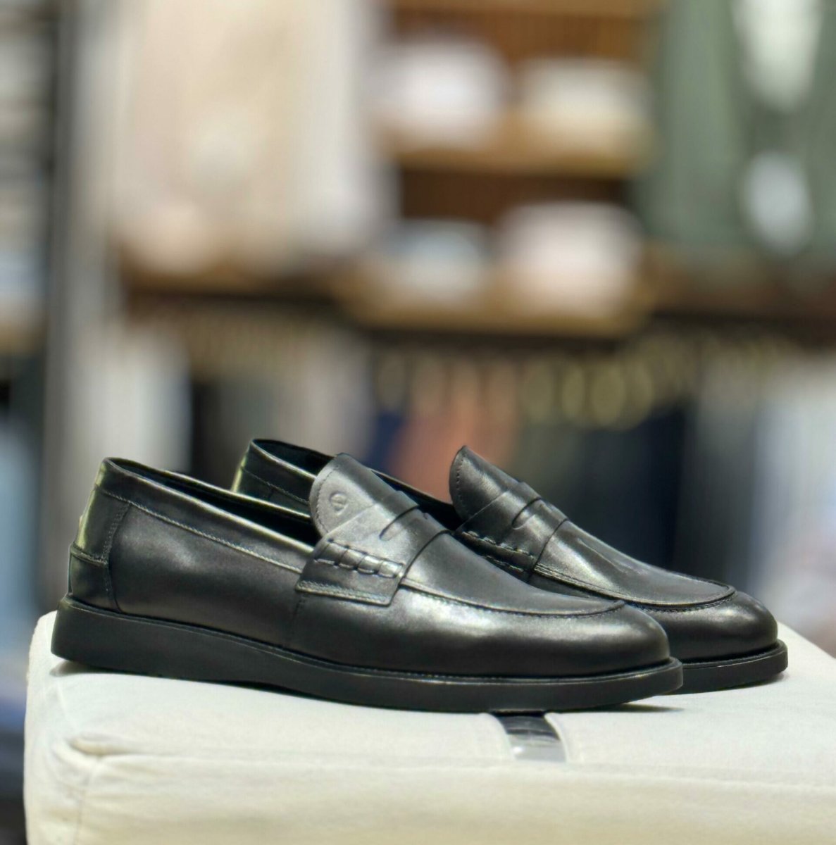 CHAUSSURE HOMME CUIR -7407 NOIR – Image 3