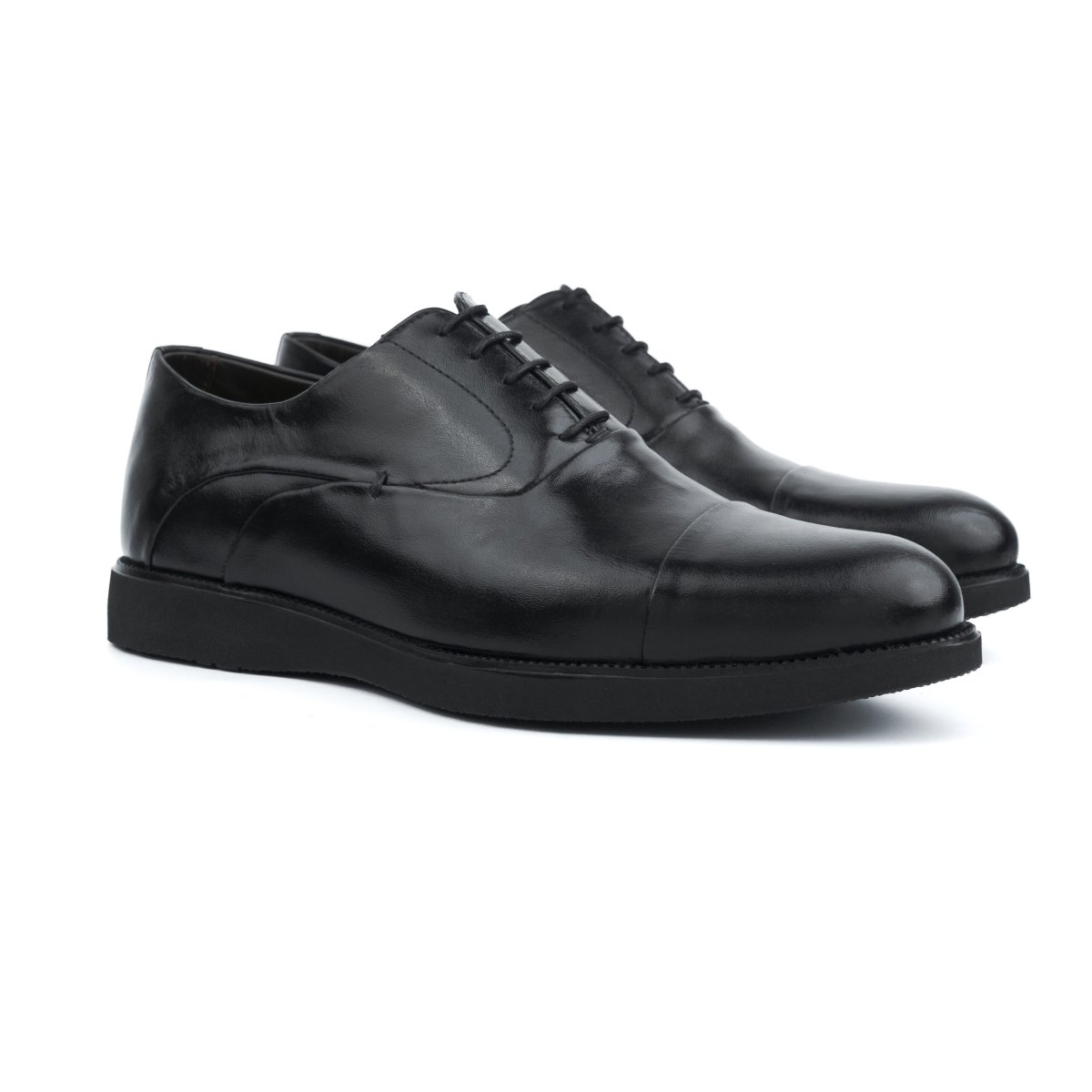 CHAUSSURE HOMME CUIR -7408 NOIR – Image 2