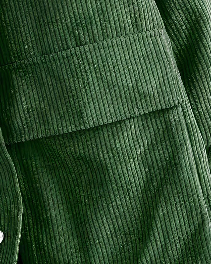 Blouson léger en velours côtelé à capuche pour femme – Image 5