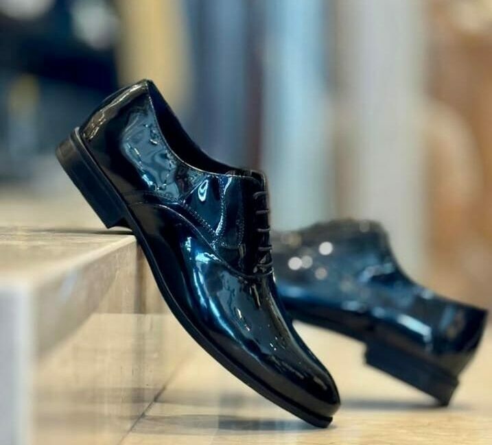 Chaussures en cuir – 8604 Vernis Noir – Image 3