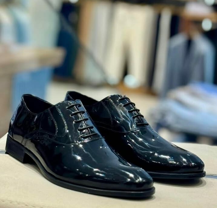 Chaussures en cuir – 8604 Vernis Noir