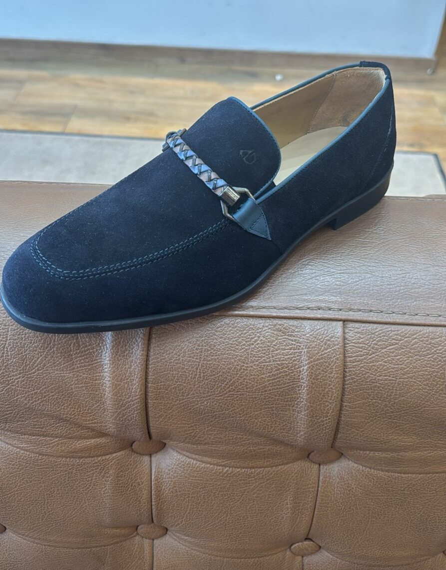 Chaussures en cuir – 8711 DAIM BLEU – Image 3