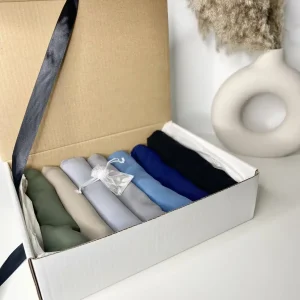 Box à Hijab Soie de Médine Noir