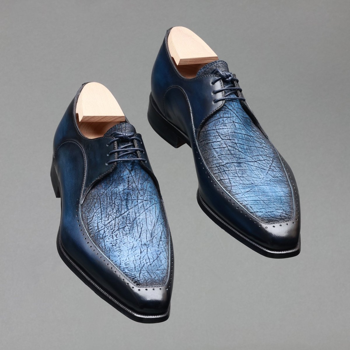 Derby trois oeillets bi-matière – Image 4