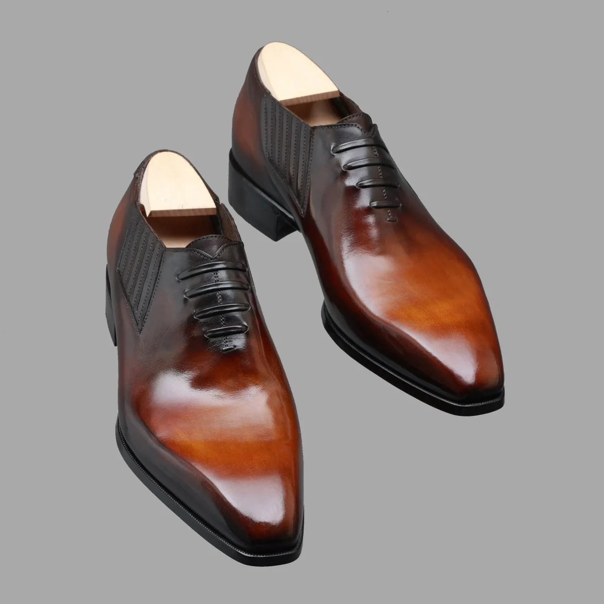 Slip-on Archangel modèle de type Richelieu à faux lacets – Image 5