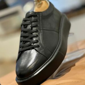 Baskets en cuir – 8911 NOIR