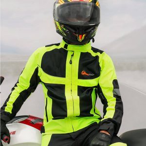 Blouson moto réfléchissant à doublure amovible