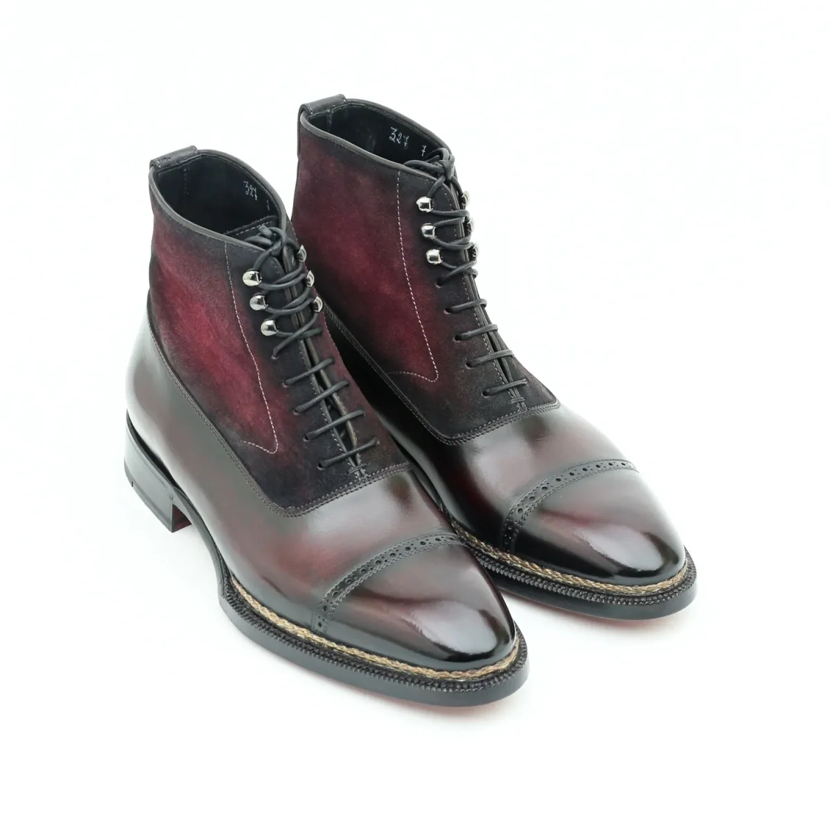 Bottines Balmoral bi-matière – Image 2