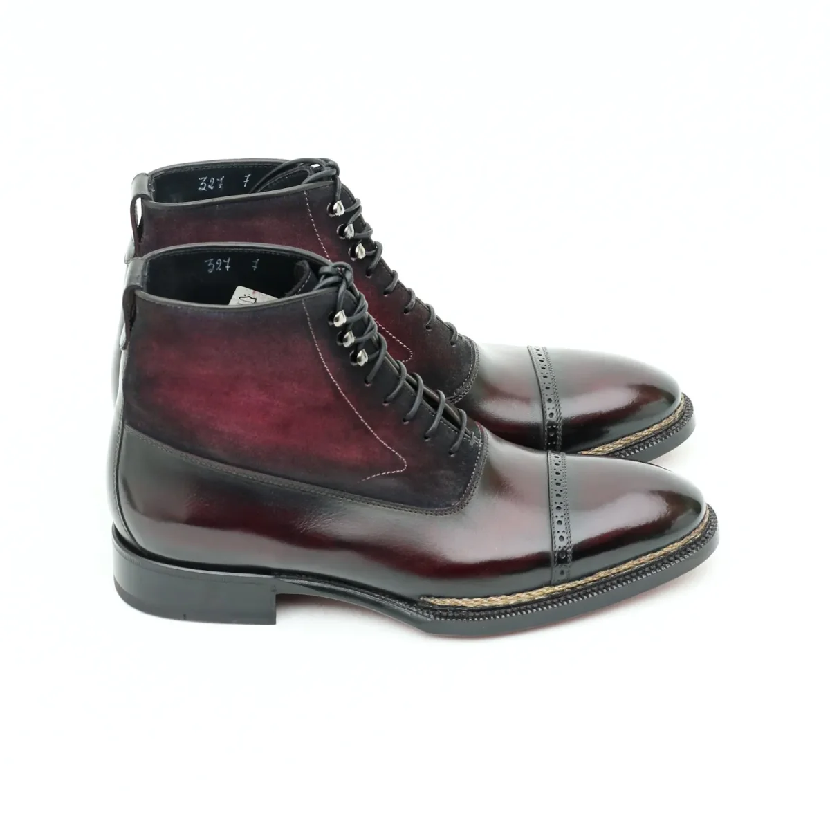 Bottines Balmoral bi-matière – Image 4