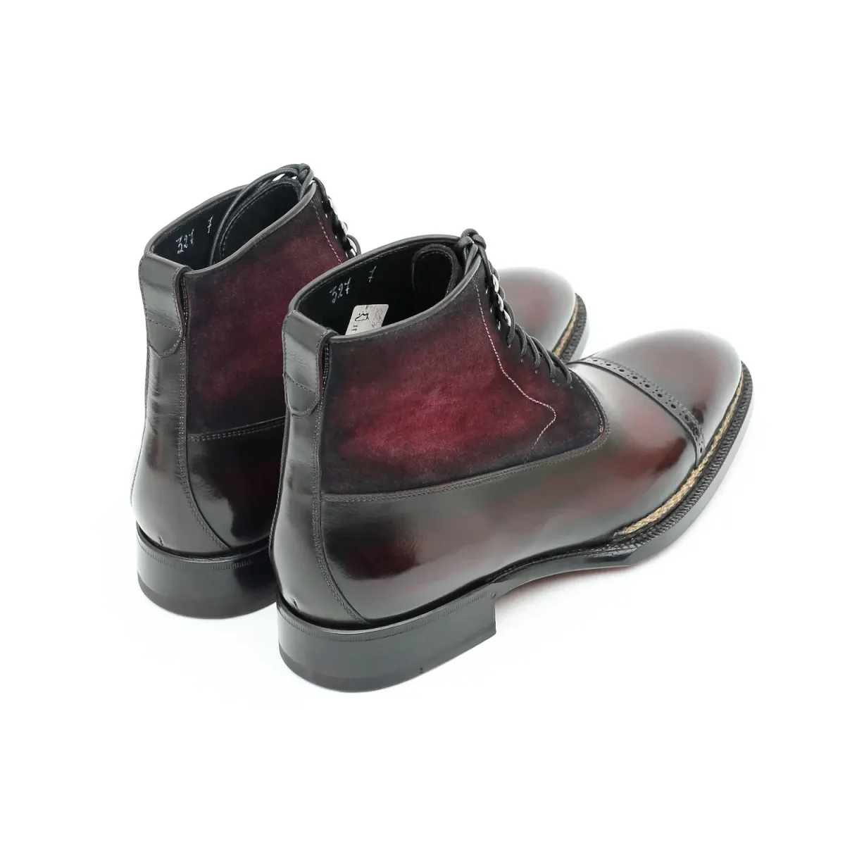 Bottines Balmoral bi-matière – Image 5