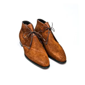 Bottines Chukka Arthur cuir d&rsquo;Hippopotame