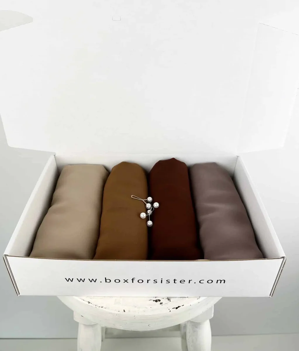 Box à Hijab Beige Sahara