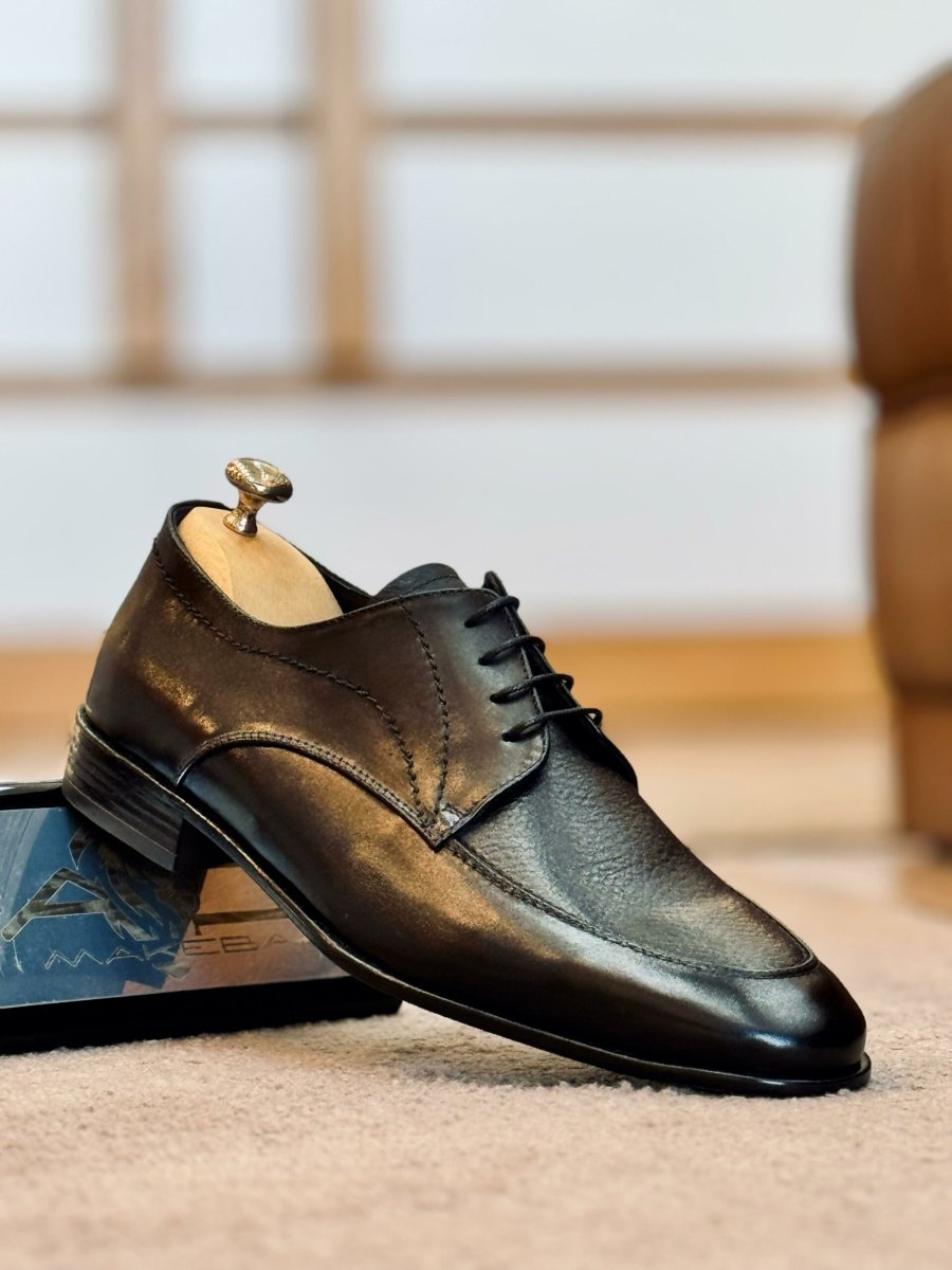 Chaussures en cuir – CLA14 Noir – Image 3