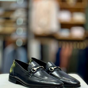 Chaussures en cuir Luca – CLA7 Noir