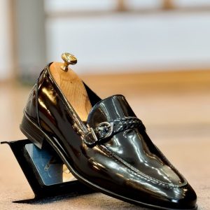 Chaussures en cuir  – CLA75 NOIR GLACE