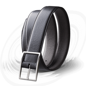 Ceinture reversible noir/marron