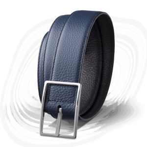 Ceinture reversible bleu marine /marron