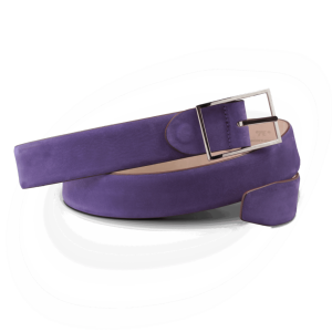 Ceinture taurillon violet