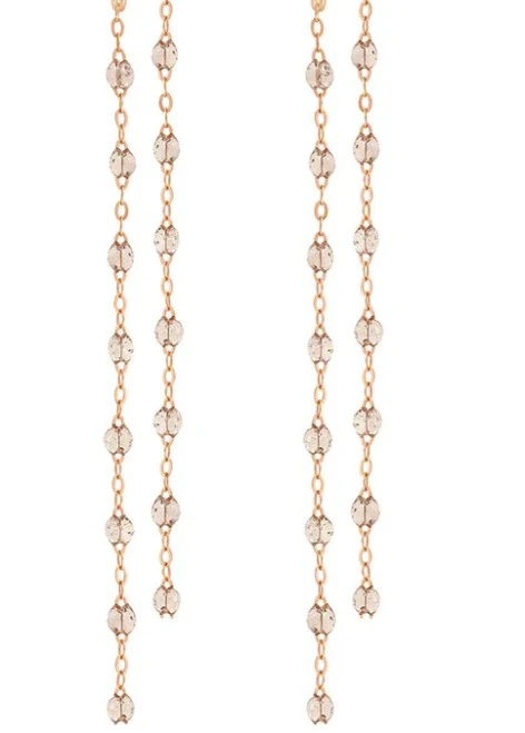 GigiClozeau - Boucles d'oreilles Dansantes Classique Gigi sparkle
, or rose – Image 5