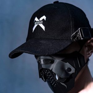 Casquette techwear noir