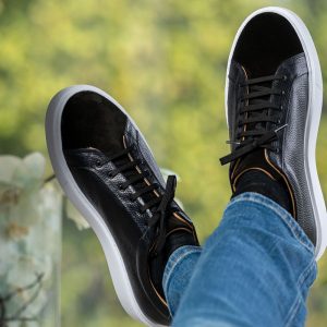 Baskets en cuir – 8915 NOIR FALL