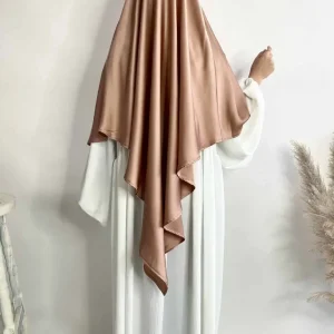 Khimar Satiné Long