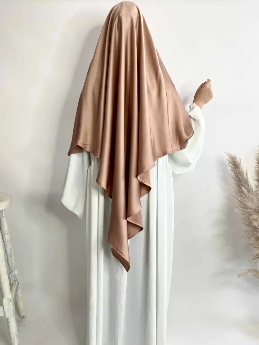 Khimar Satiné Long