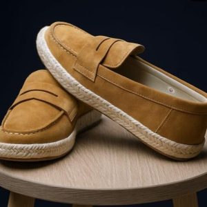 MOCASSIN FEMME HALFA -HLF DAIM MARRON