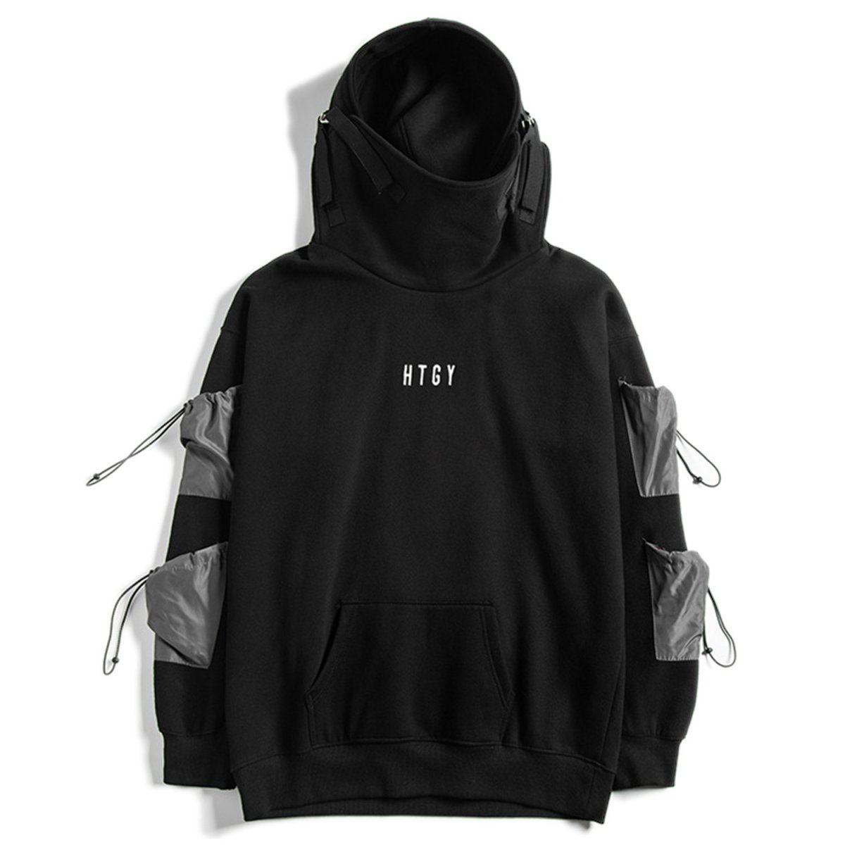 Hoodie techwear noir – Image 4