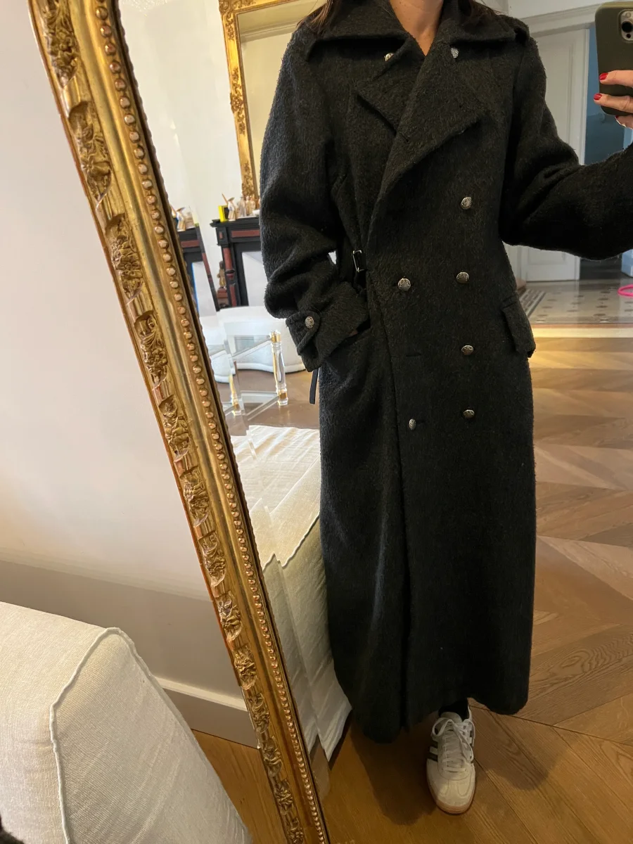 Manteau John Richmond Woman gris en laine