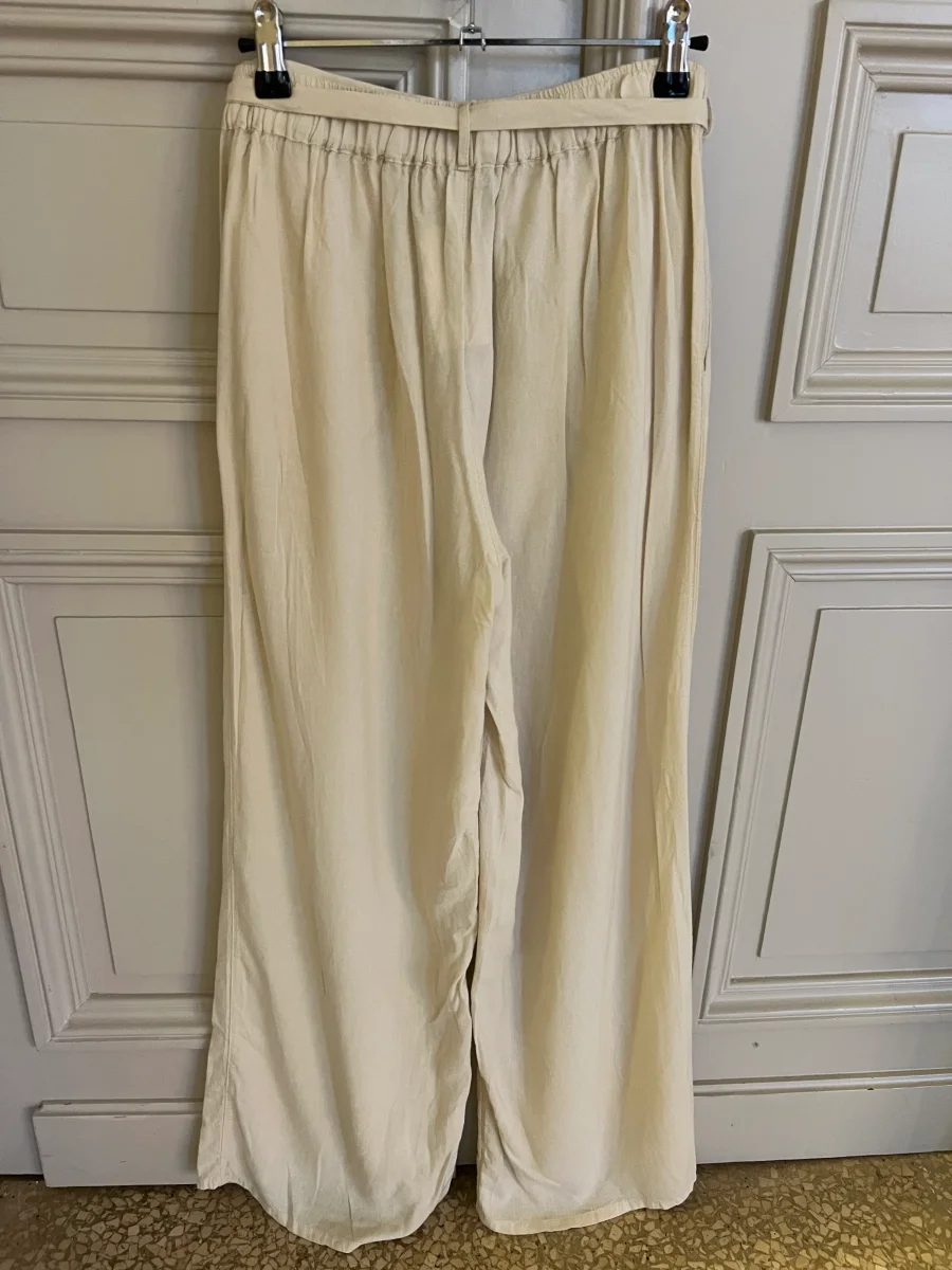 Lucie Gabossi - Etam Pantalon fluide ecru – Image 3