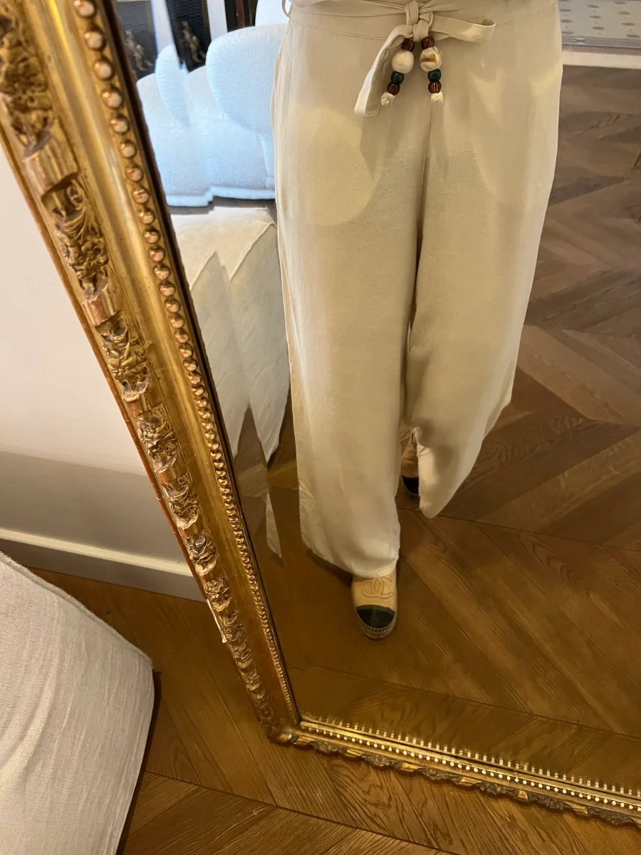 Lucie Gabossi - Etam Pantalon fluide ecru – Image 4