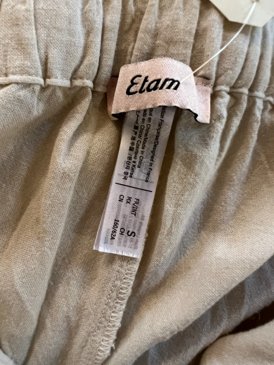 Lucie Gabossi - Etam Pantalon fluide ecru – Image 8
