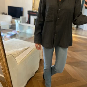 Chemise Zara gris foncé