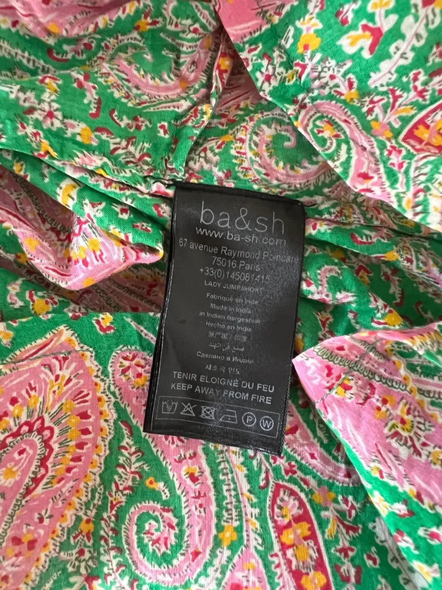 Combishort Ba&sh colorée verte et rose – Image 9