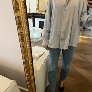 Chemise Zara bleu ciel clair