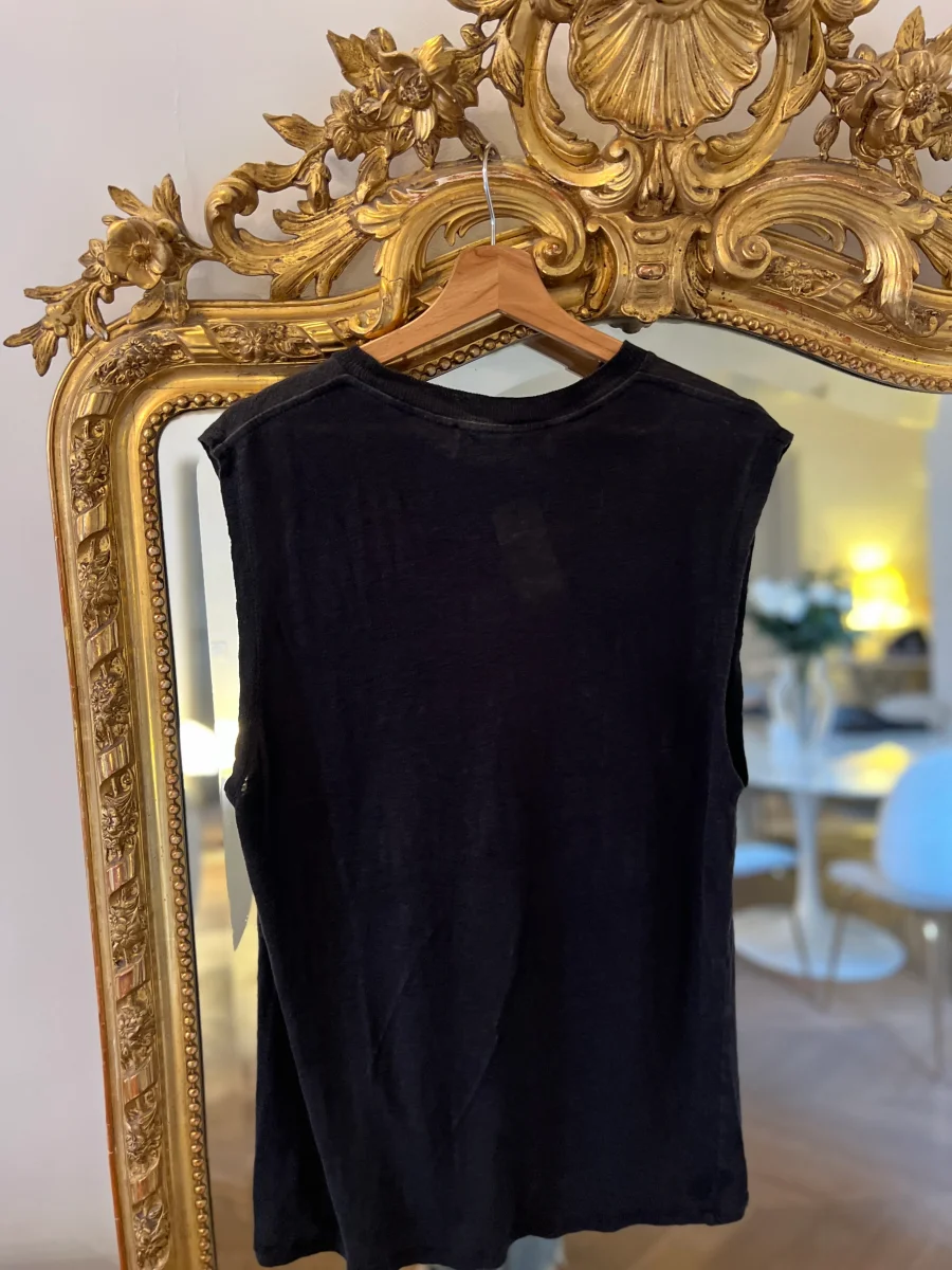 Lucie Gabossi - Iro Tshirt en lin gris foncé – Image 6