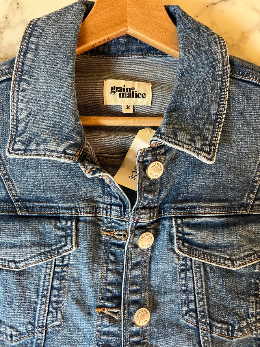 Lucie Gabossi - Grain de Malice Veste en jean – Image 7