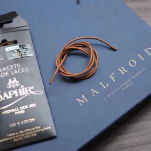 « Médaille d&rsquo;or » shoe laces in light brown